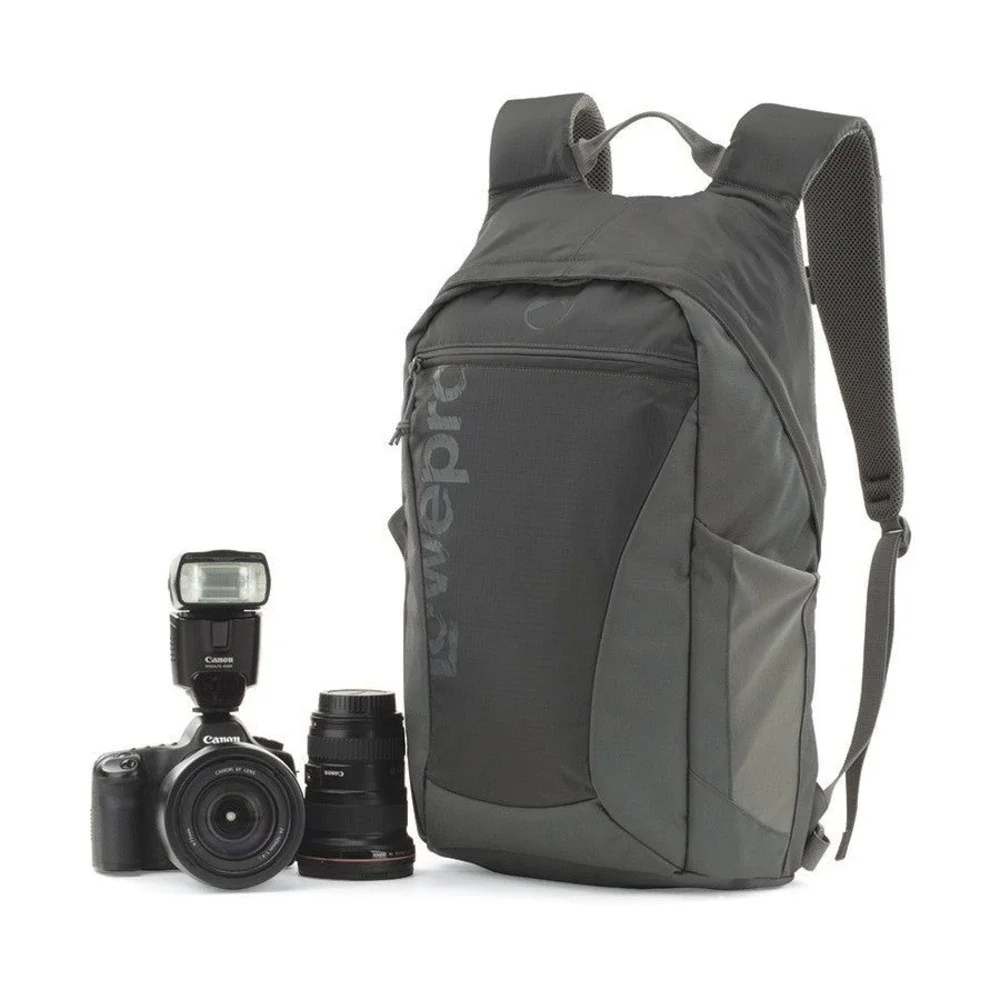 Lowepro Photo Hatchback 22L AW Camera Backpack Grey Slate Outdoor Daypack